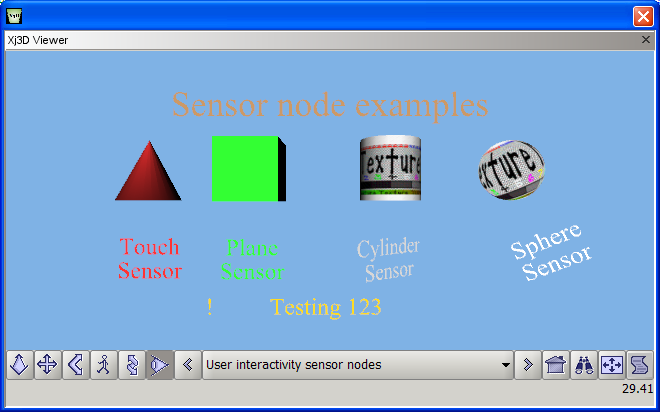 User Interactivity Sensor Nodes